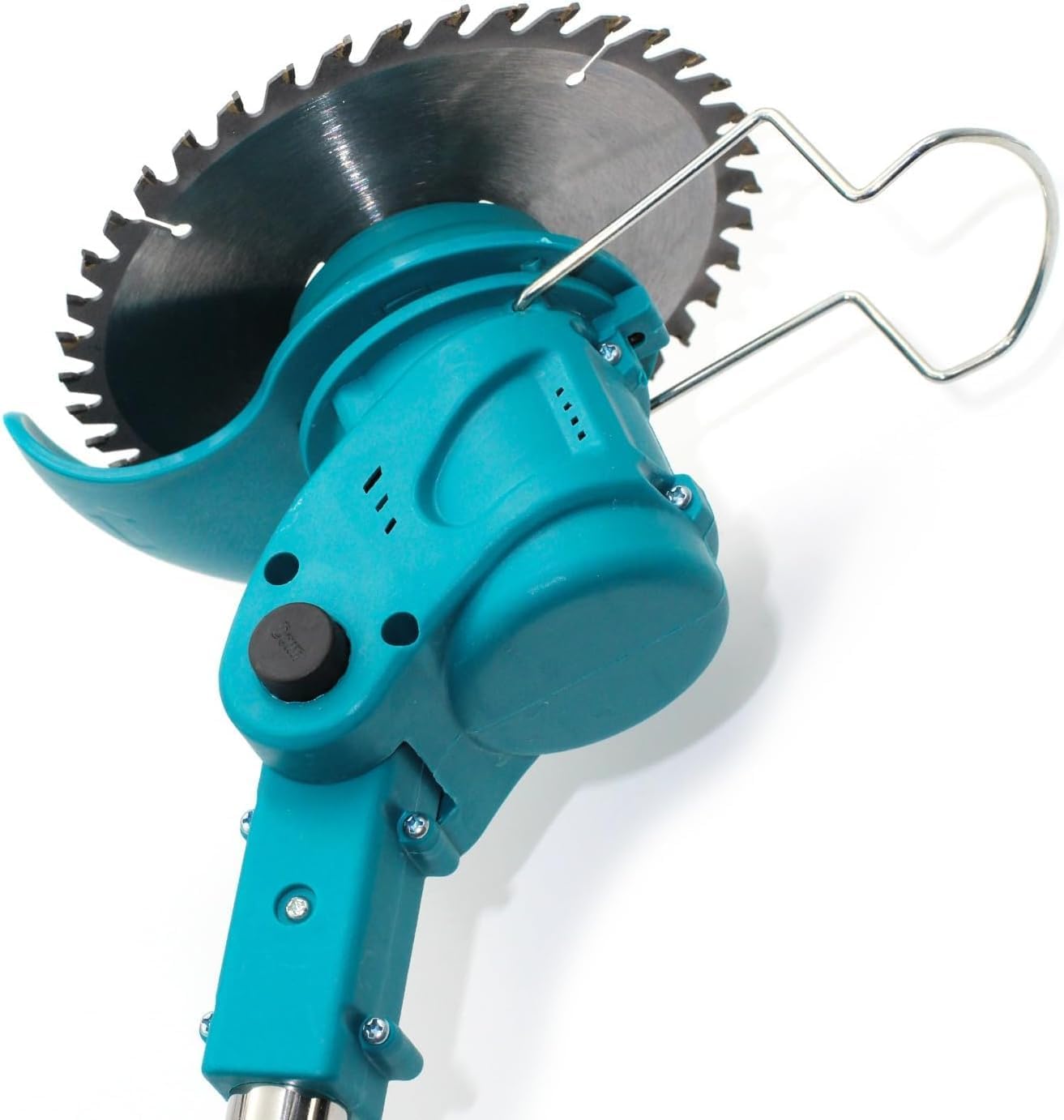 Decespugliatore Elettrico a Batteria, Tagliabordi a Batteria con 2 Batterie 68V, con 3 modalità di taglio, tagliabordi con asta telescopica e testa girevole di 90°