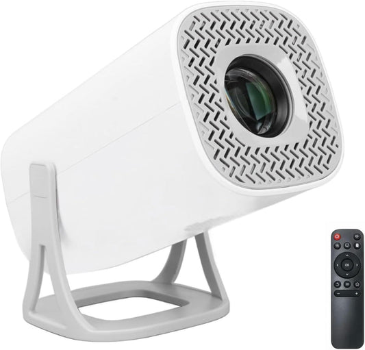 Mini proiettore, proiettore 4K ultra HD con Android 11.0 WiFi 6 BT 5.0, Proiettore 1080P Full HD Supporta Correzione, 180° Rotabile Proiettore per Telefono//PC/TV Box